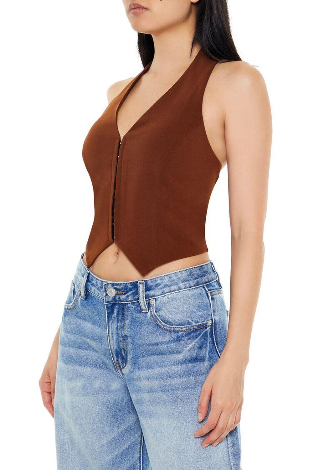 Lace-Up Halter Crop Top | Forever 21 Product Image