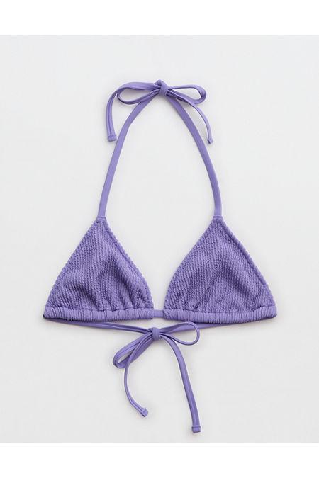 Aerie Crinkle String Triangle Bikini Top Women's Product Image