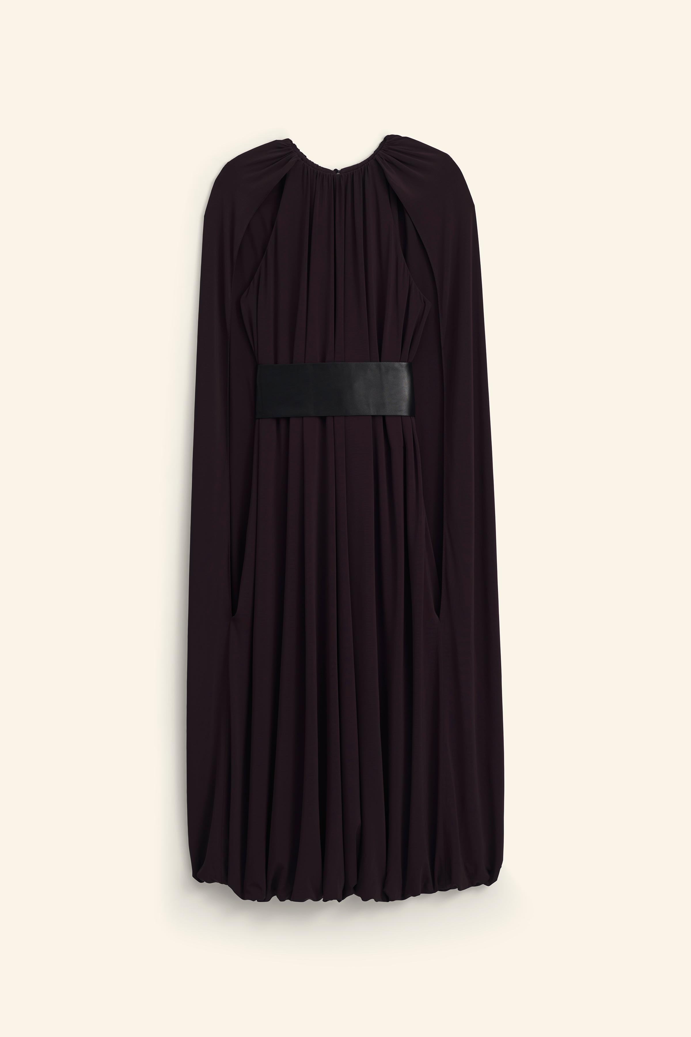 BELTED CAPE DRESS LIMITED EDITION Product Image