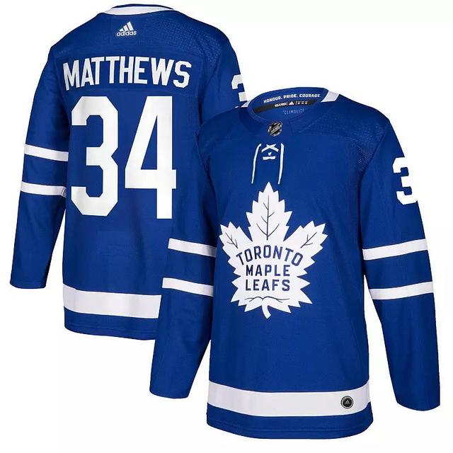 Mens adidas Auston Matthews Blue Toronto Maple Leafs Authentic Player Jersey Product Image