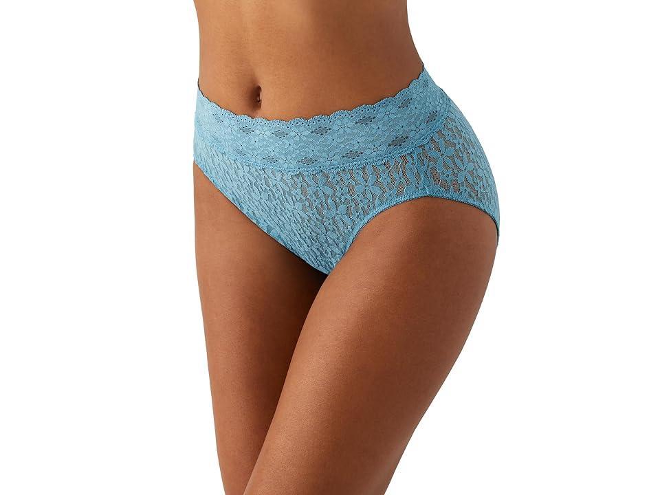 Wacoal Halo Lace Hi-Cut Floral Lace Brief Panty Product Image