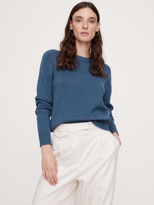 Demi Cotton-Silk Sweater Product Image