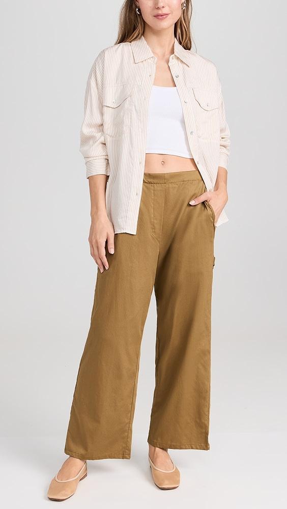 Leset Yoko Crop Painter Pants | Shopbop Product Image