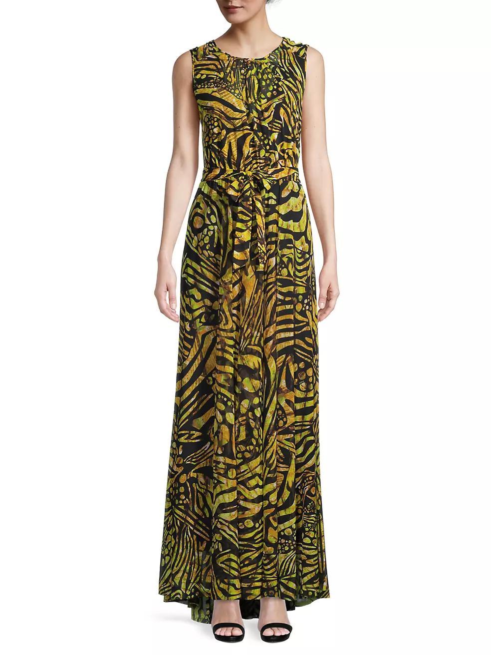 Abito Lungo Printed Maxi Dress Product Image