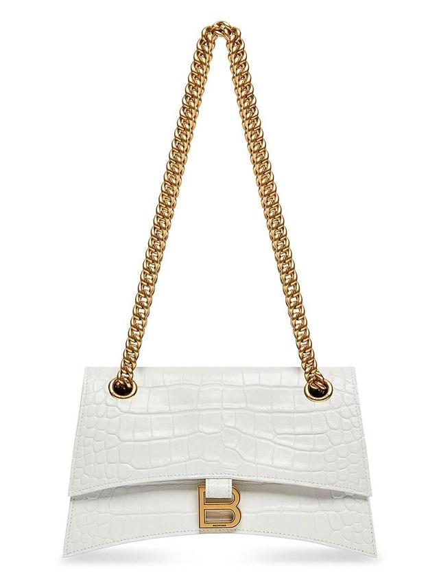 Womens Crush Small Chain Bag Crocodile Embossed Product Image