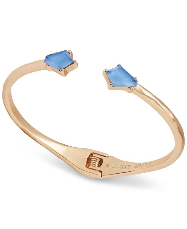 Lucky Brand Gold-Tone Color Kite-Shape Stone Cuff Bracelet Product Image