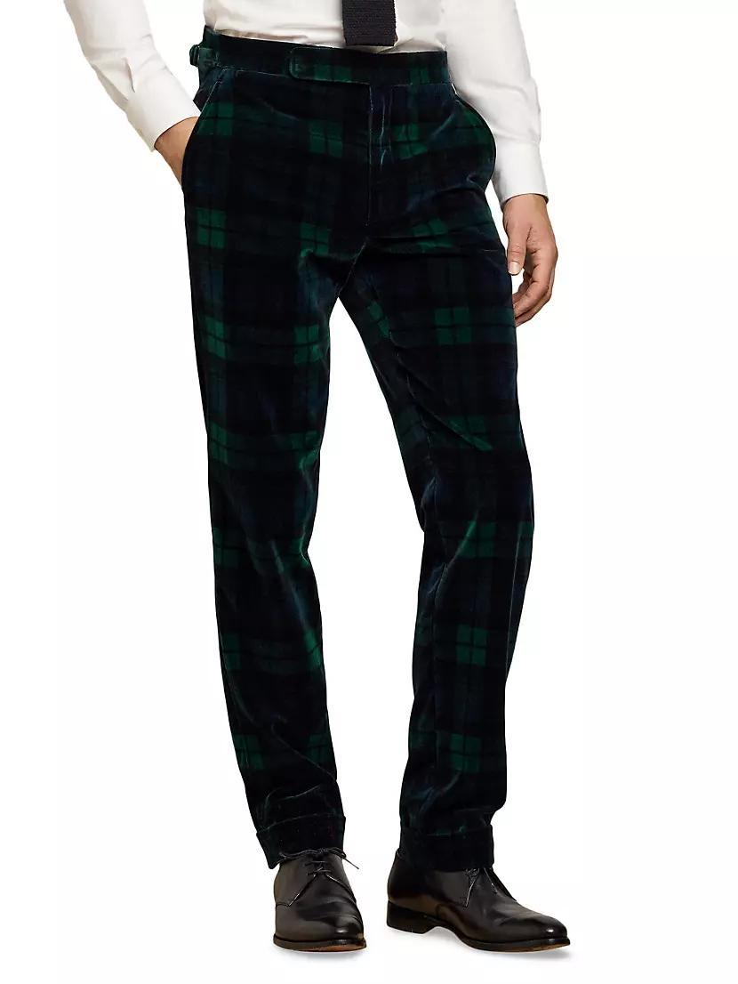 Blackwatch Tartan Velvet Trousers Product Image