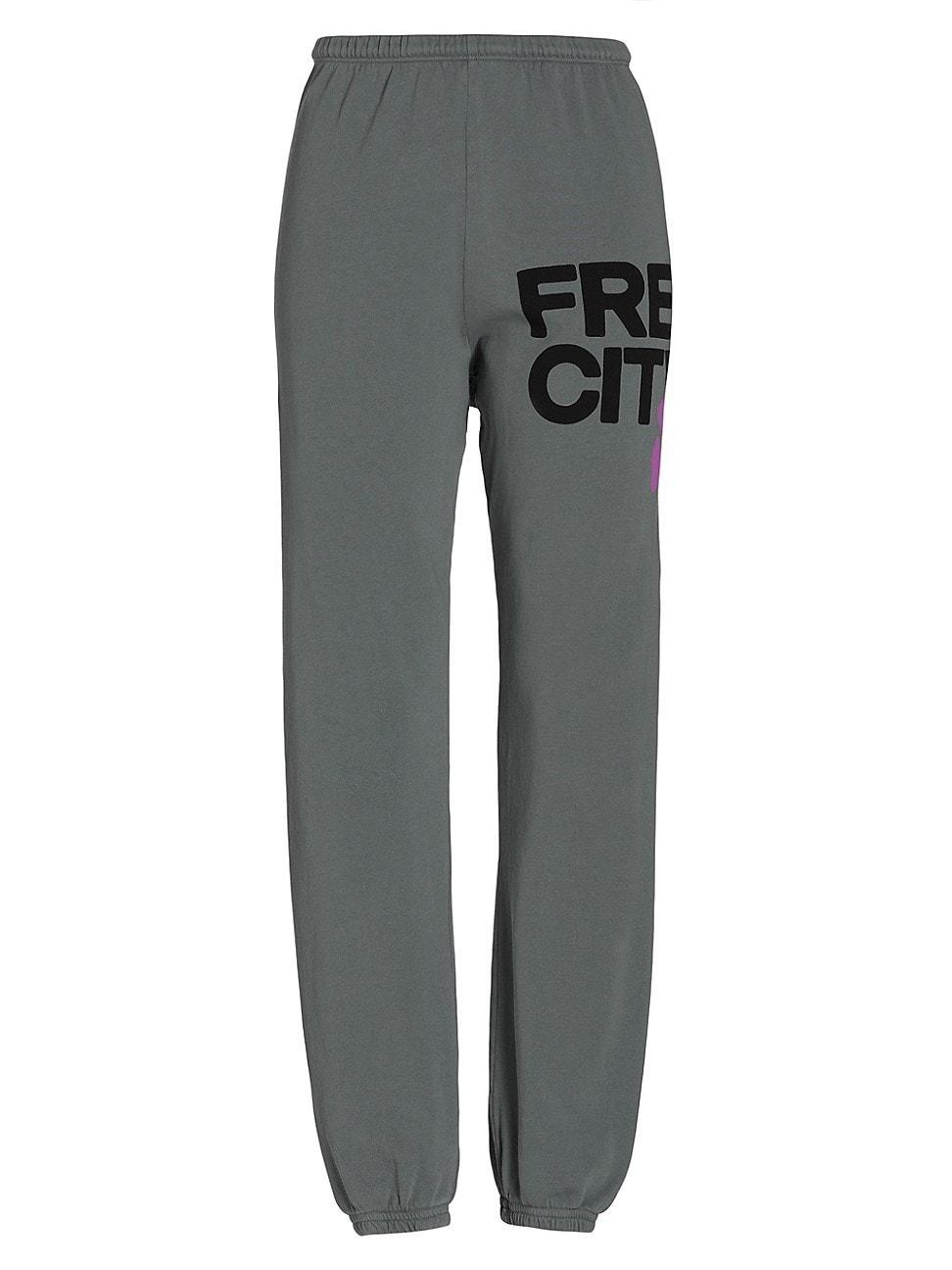 Womens Logo Cotton Sweatpants Product Image