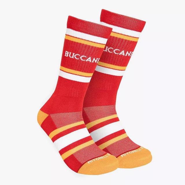 Mens Mitchell & Ness Tampa Bay Buccaneers Throwback Team Stripes Crew Socks Product Image