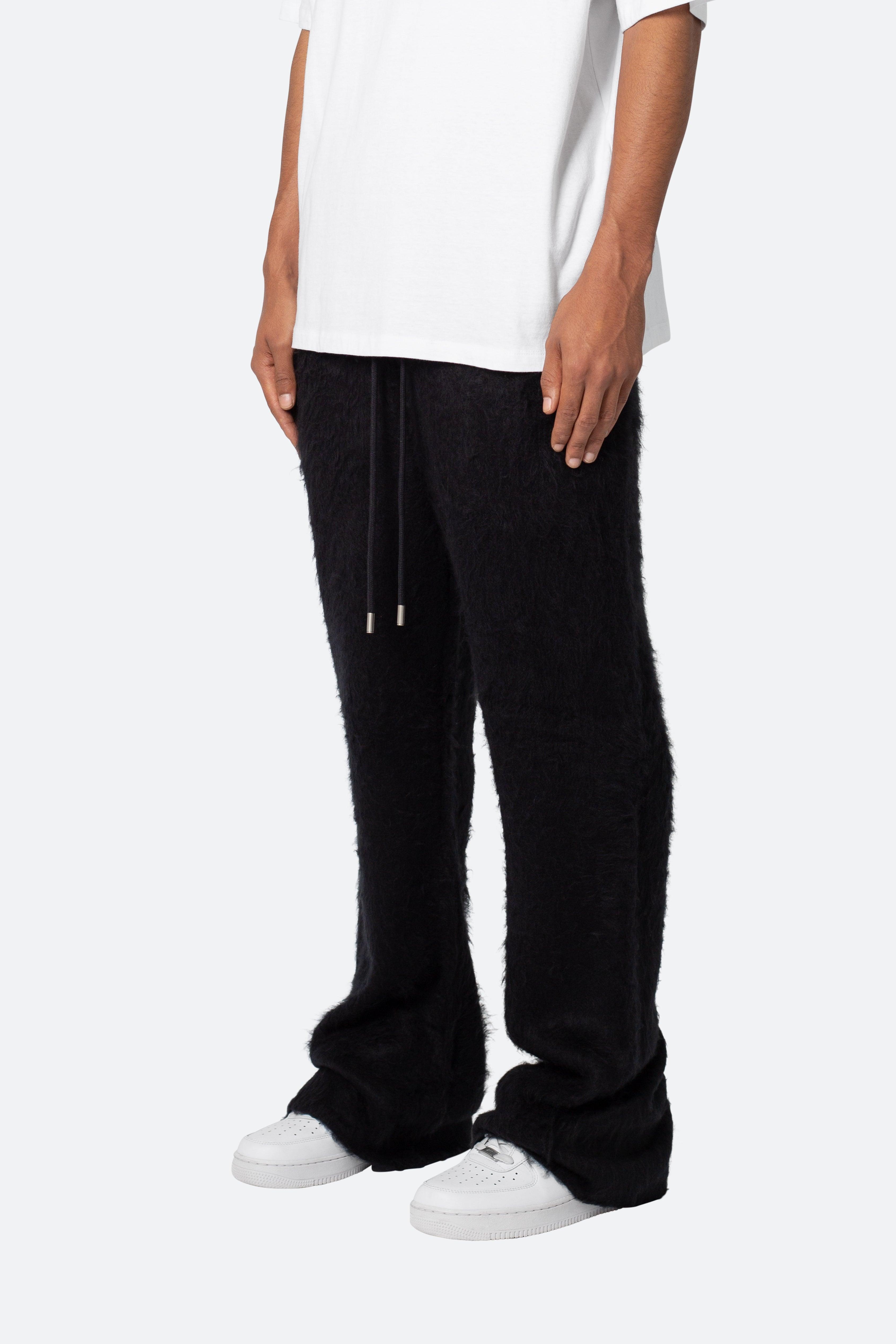 Fuzzy Sweatpants - Black Product Image