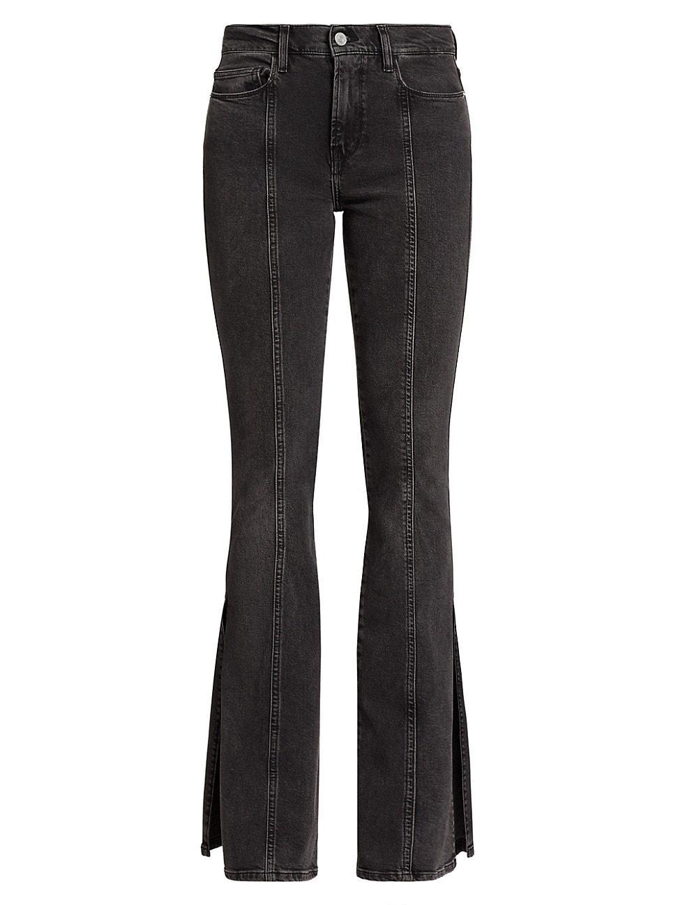 FRAME Le High Waist Side Slit Flare Jeans Product Image