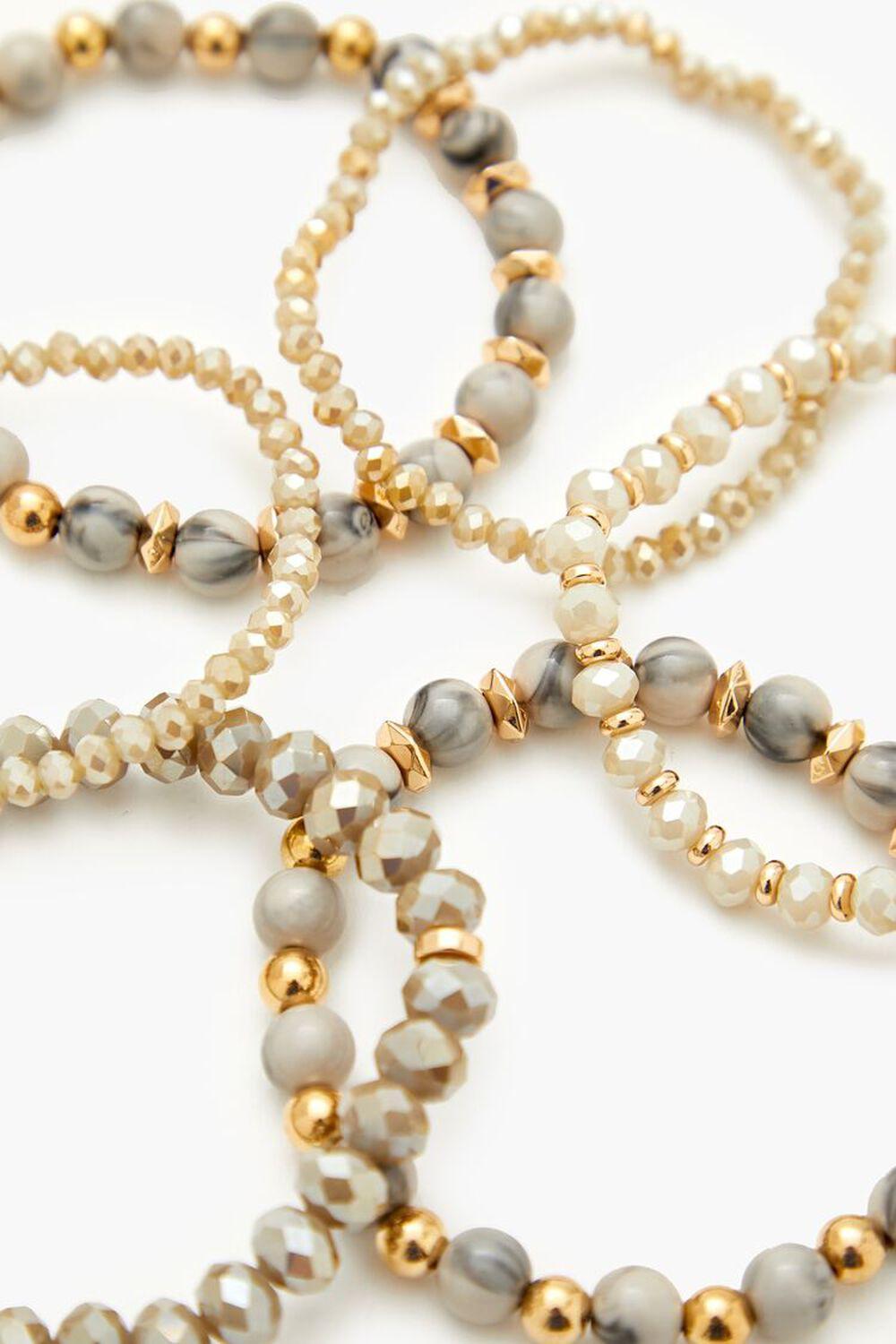 Beaded Stretch Bracelet Set | Forever 21 Product Image