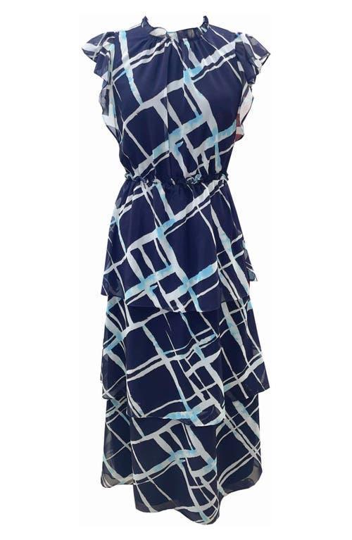 Julia Jordan Print Tiered Ruffle Dress Product Image