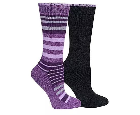 Columbia Womens Moisture Control Crew Socks 2 Pairs Product Image