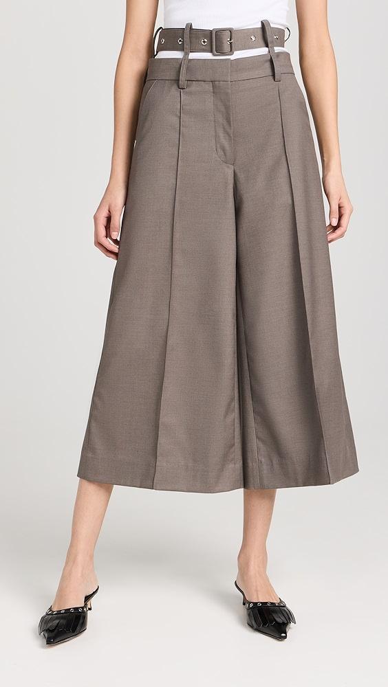 ROKH Belt Detailed Culotte Trousers | Shopbop Product Image