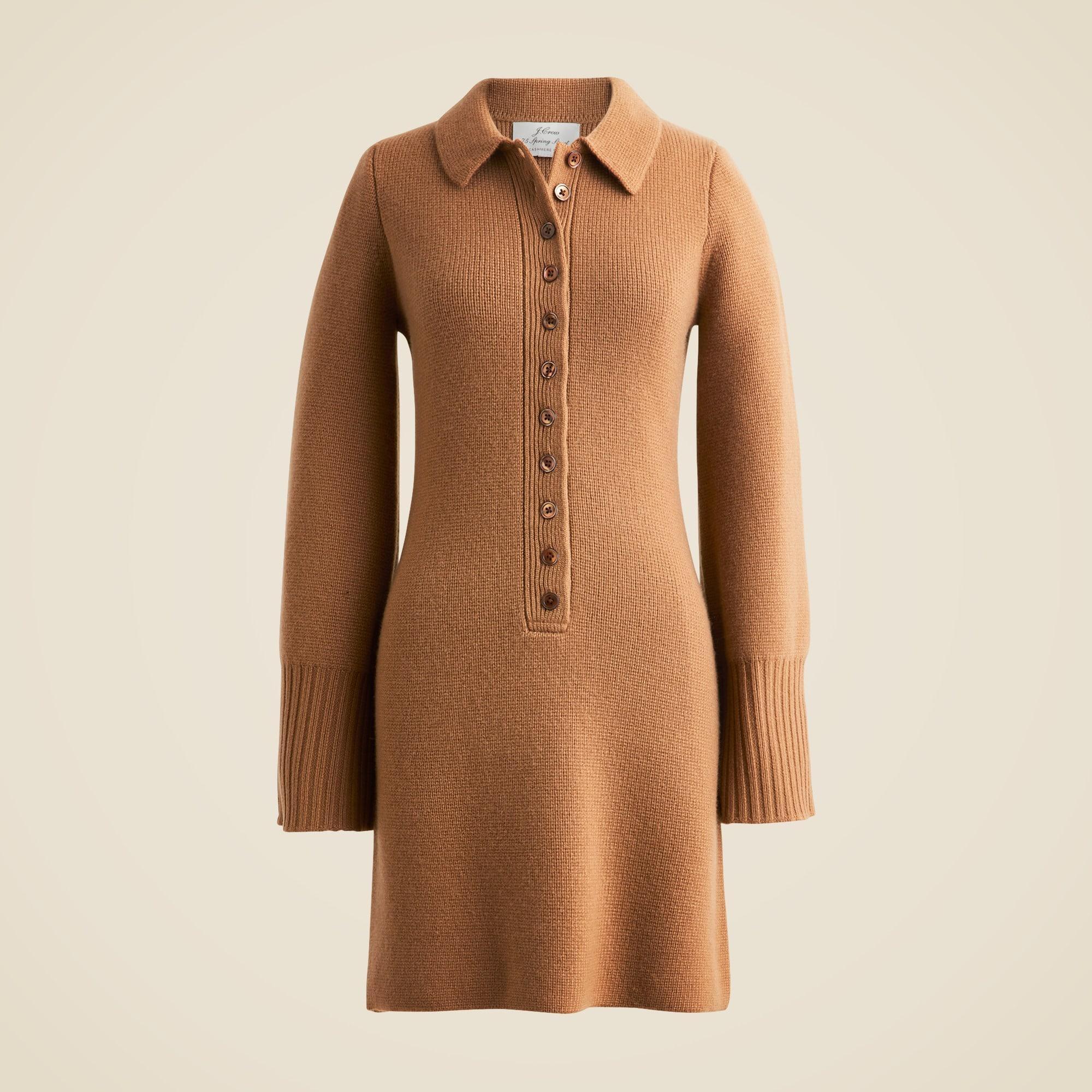 Spring Street cashmere polo sweater-dress Product Image