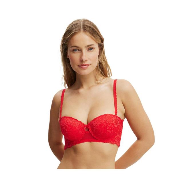 Cotton On Womens Holly Lace Strapless Push Up2 Bra Product Image