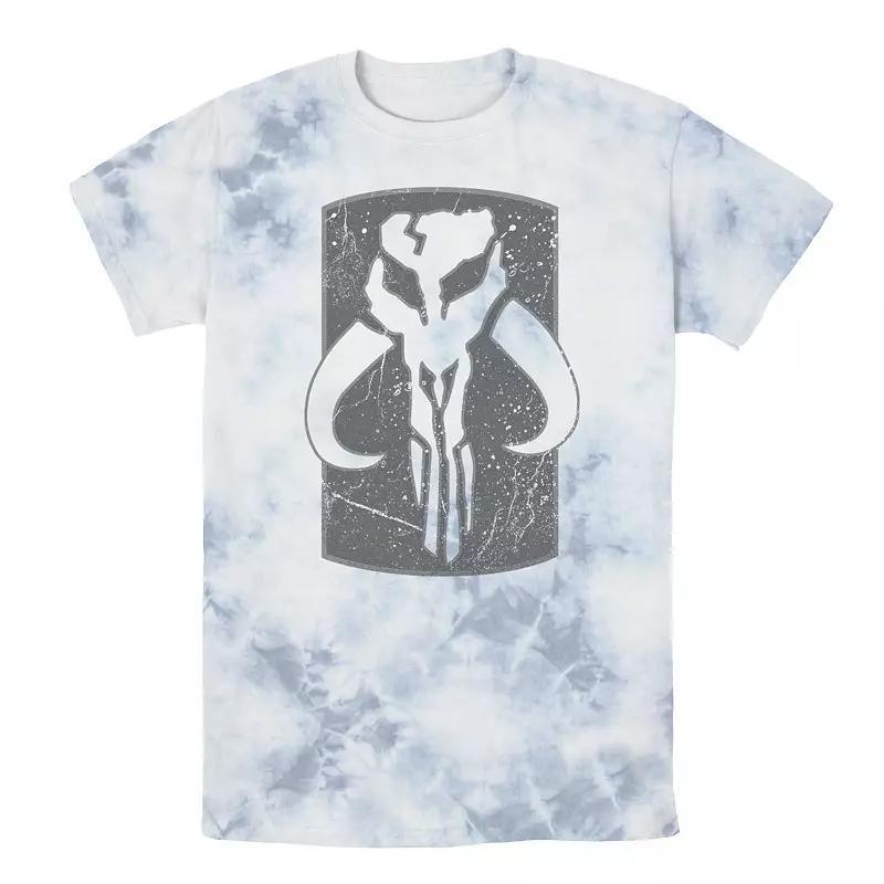 Mens Star Wars Mandalorian Warriors Skull Tusk Clan Logo Tee, Boys Product Image