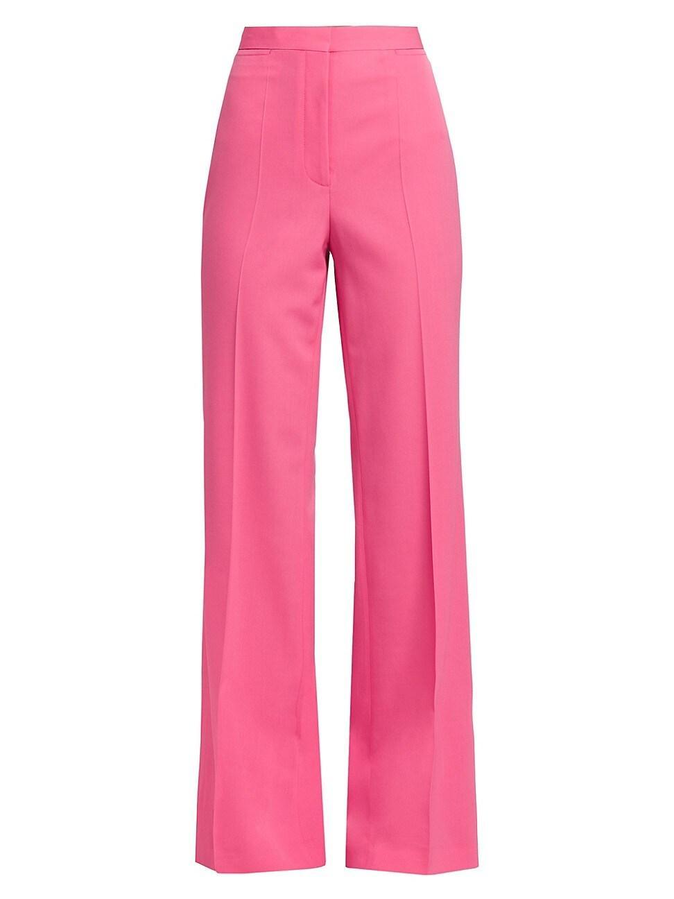 Womens Stretch-Wool Flare Pants Product Image