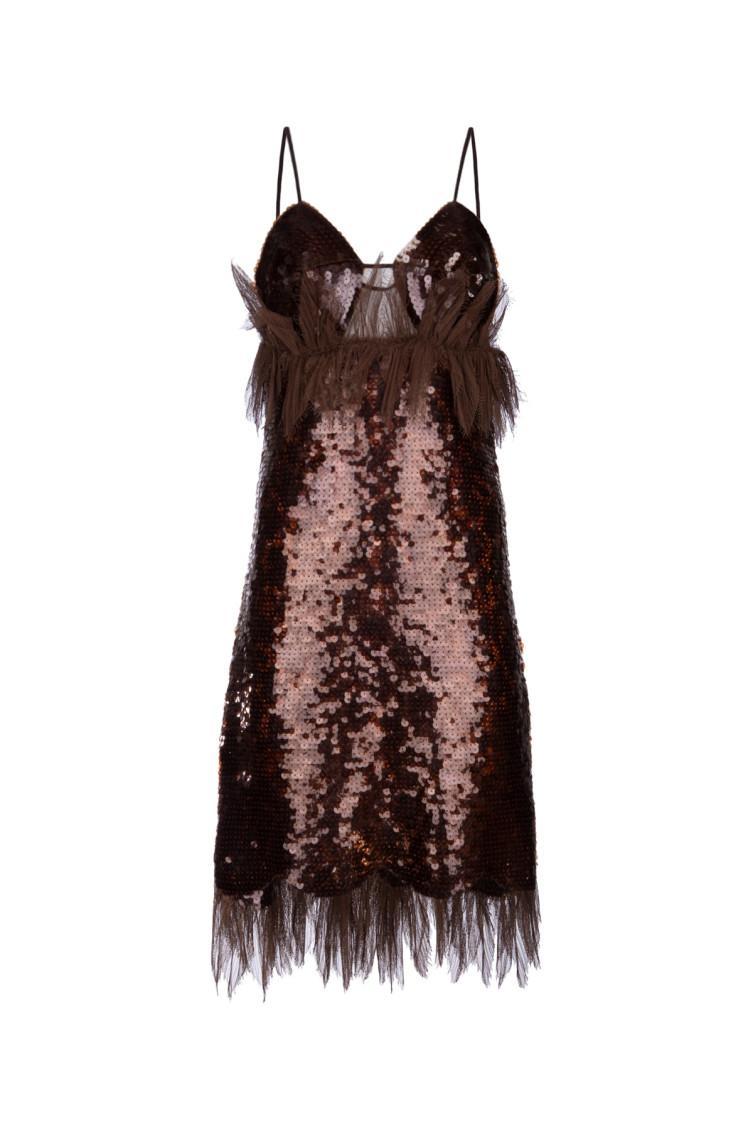 Dress In Brown Product Image