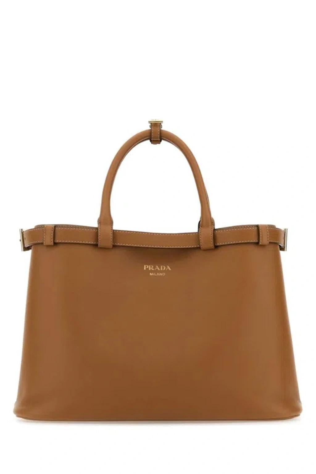 PRADA Logo In Brown product image