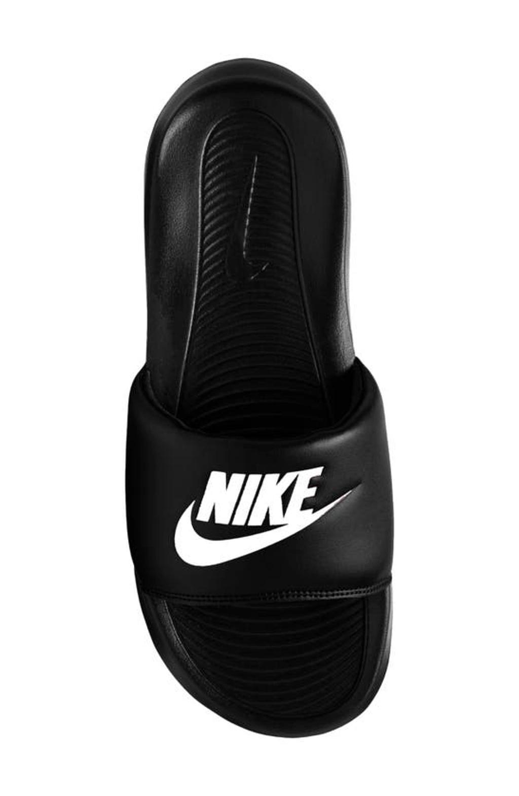 NIKE Victori One Slides In Black And White Product Image