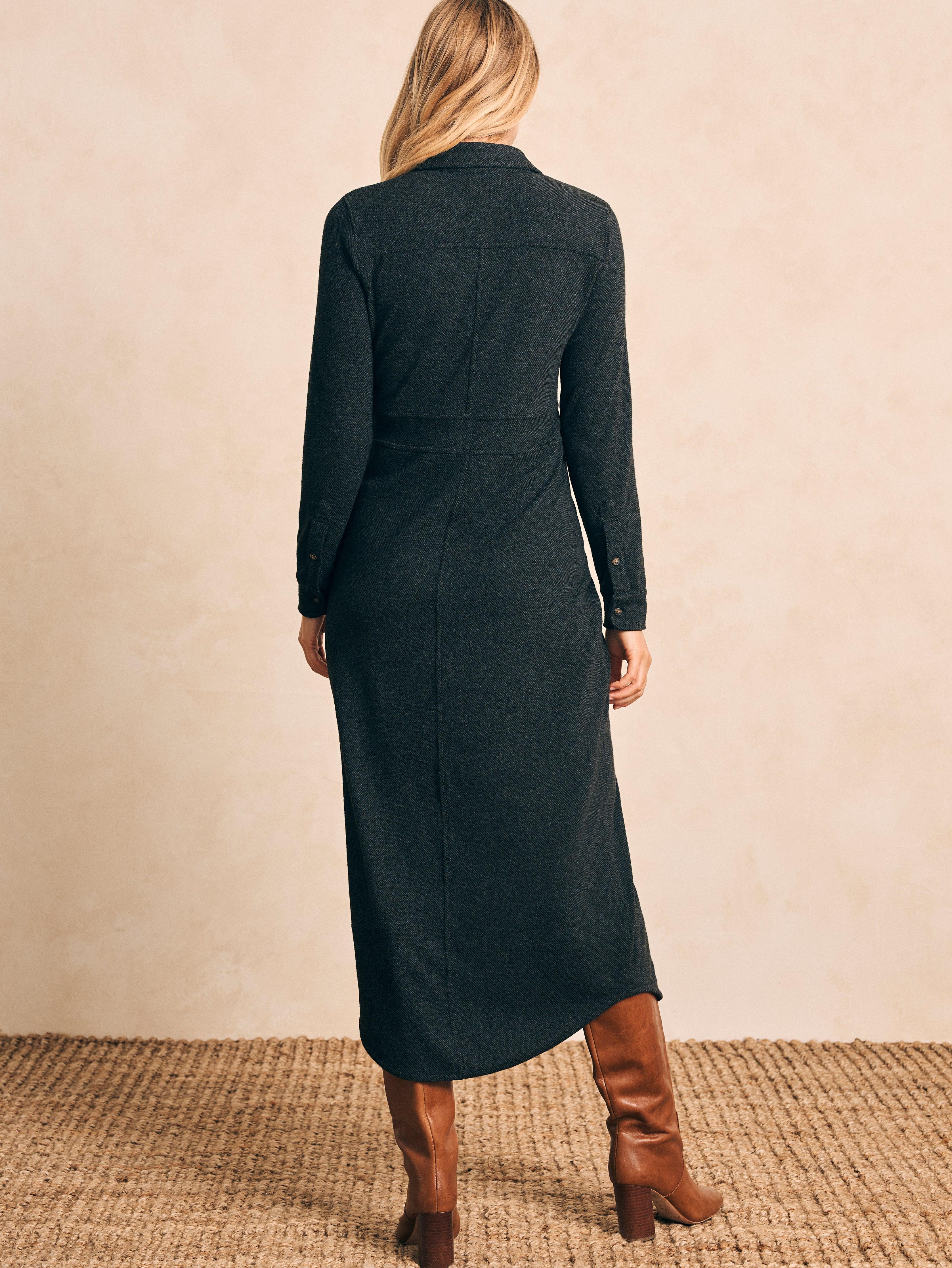 Legend™ Sweater Maxi Dress - Heathered Black Twill Female Product Image