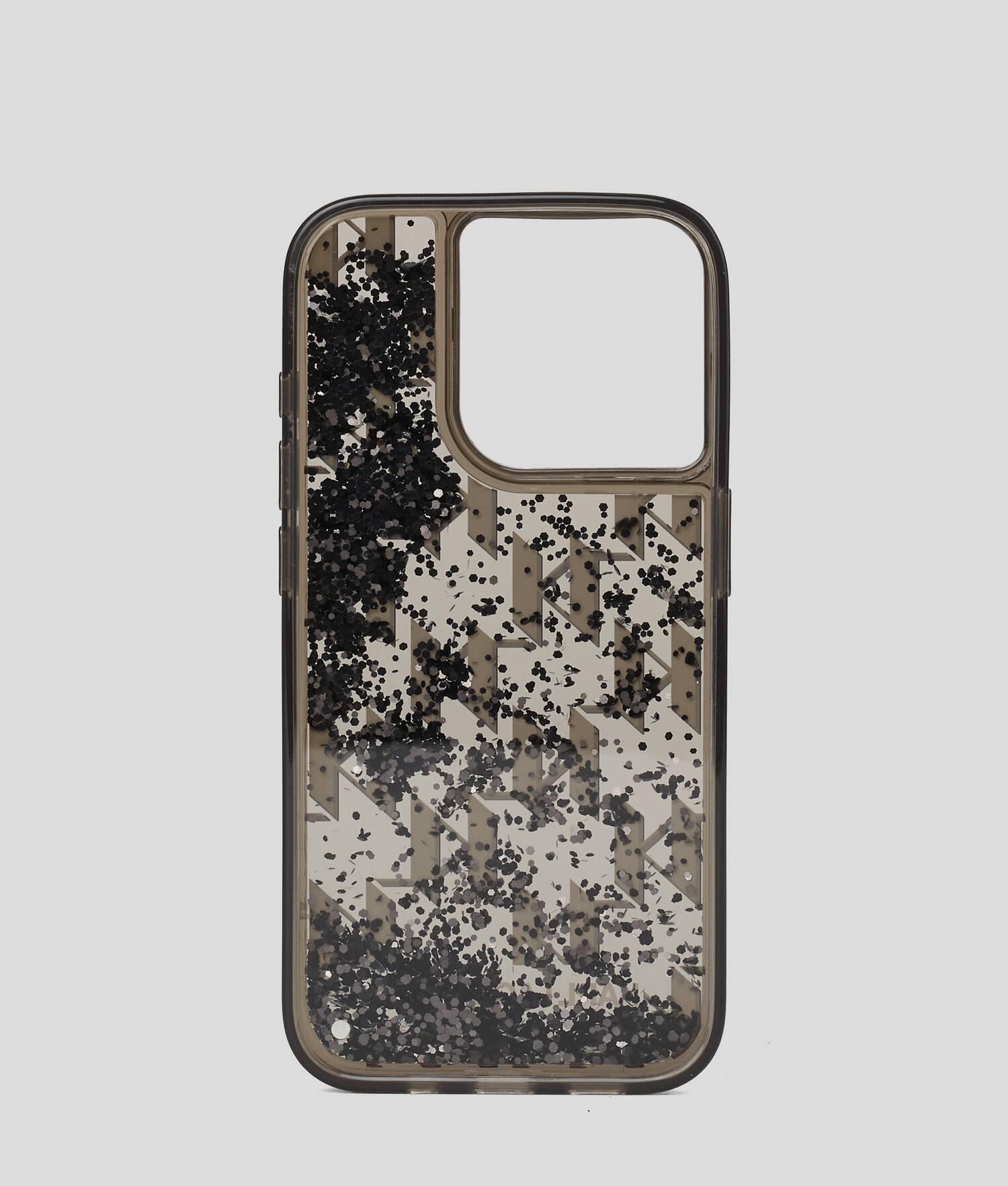 KL MONOGRAM GLITTER IPHONE 16 PRO CASE Product Image