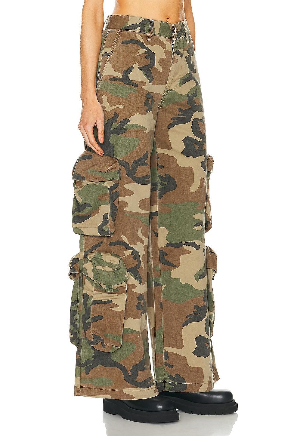 Amiri Camo Baggy Cargo Pant in Army Product Image