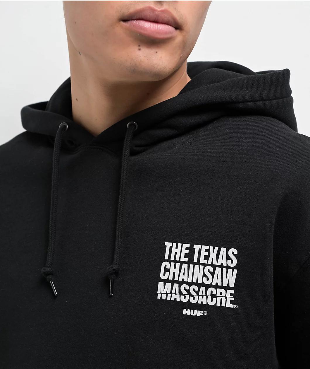 HUF x Texas Chainsaw Massacre Chainsaw Black Hoodie Product Image