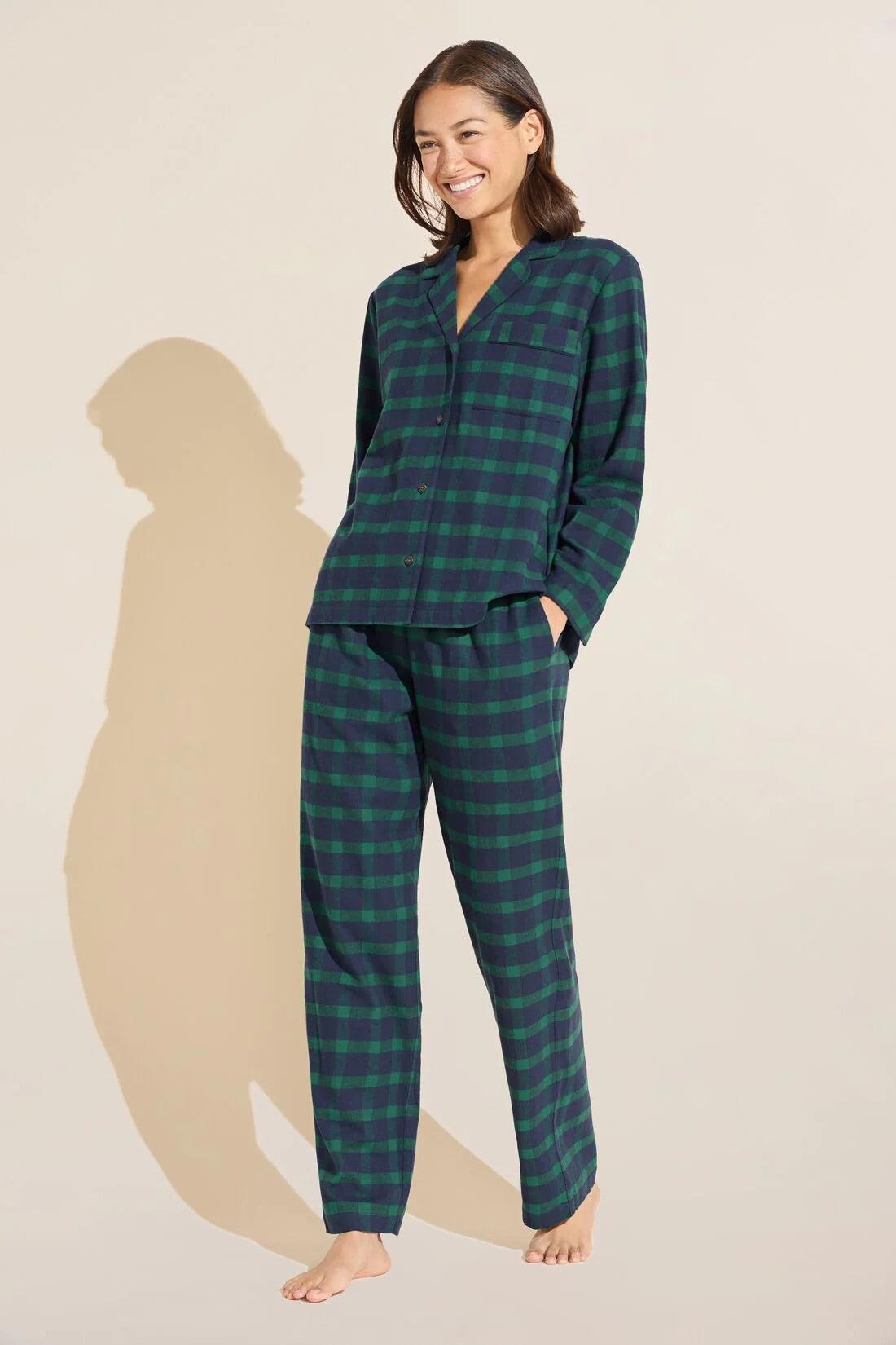 Eberjey Flannel Long Pj Set Product Image