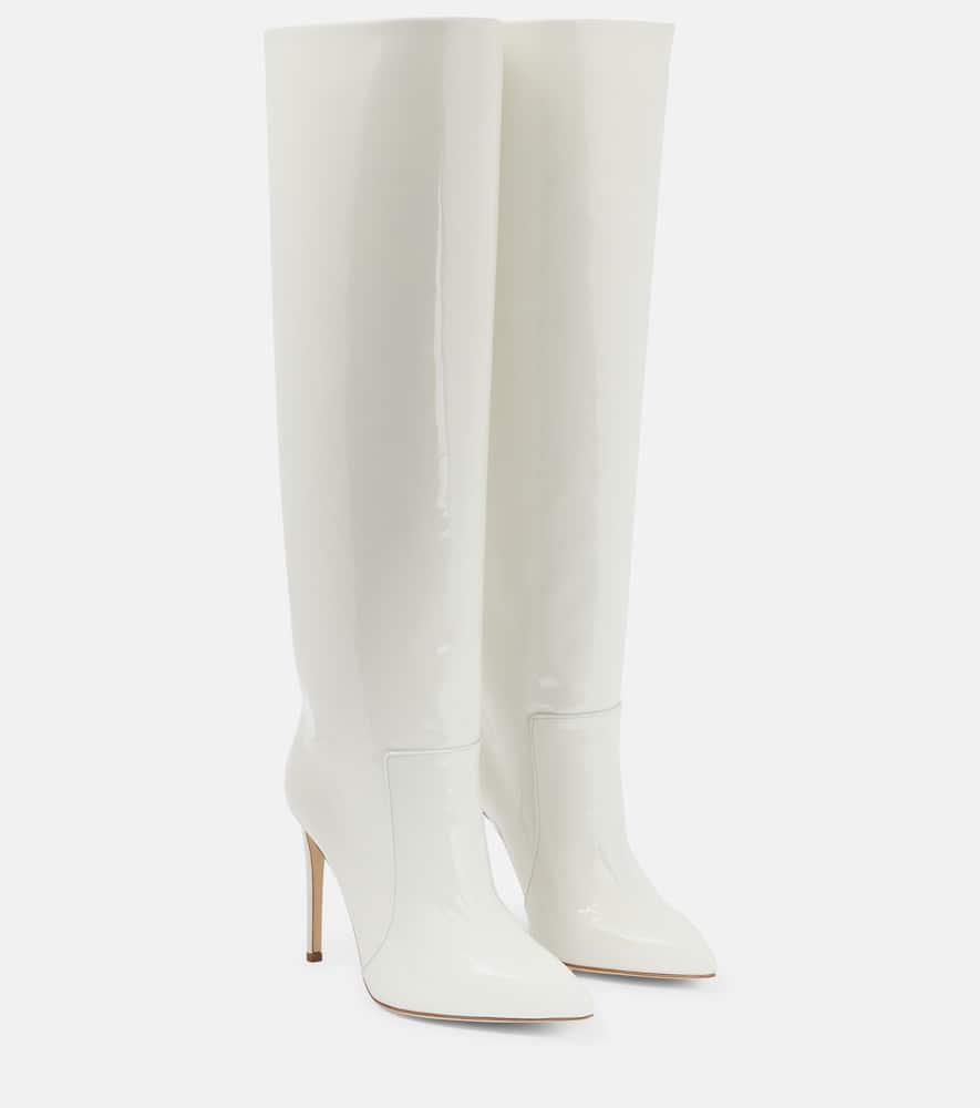 Knee-high Leather Boots In White product image