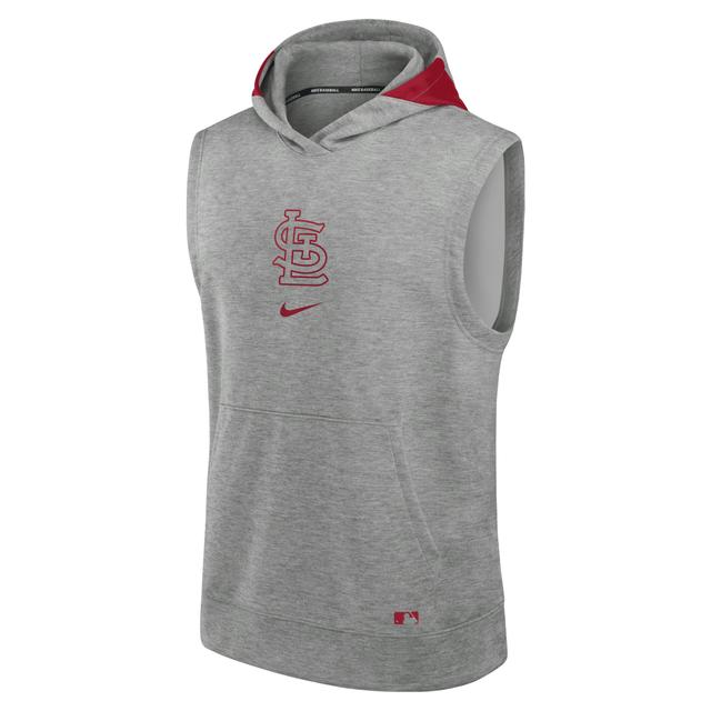 St. Louis Cardinals Authentic Collection Early Work Menâs Nike Men's Dri-FIT MLB Sleeveless Pullover Hoodie Product Image