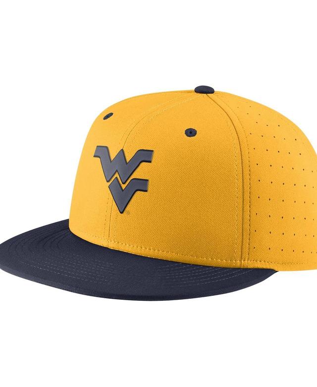 Mens Nike Gold West Virginia Mountaineers Aero True Baseball Performance Fitted Hat Product Image