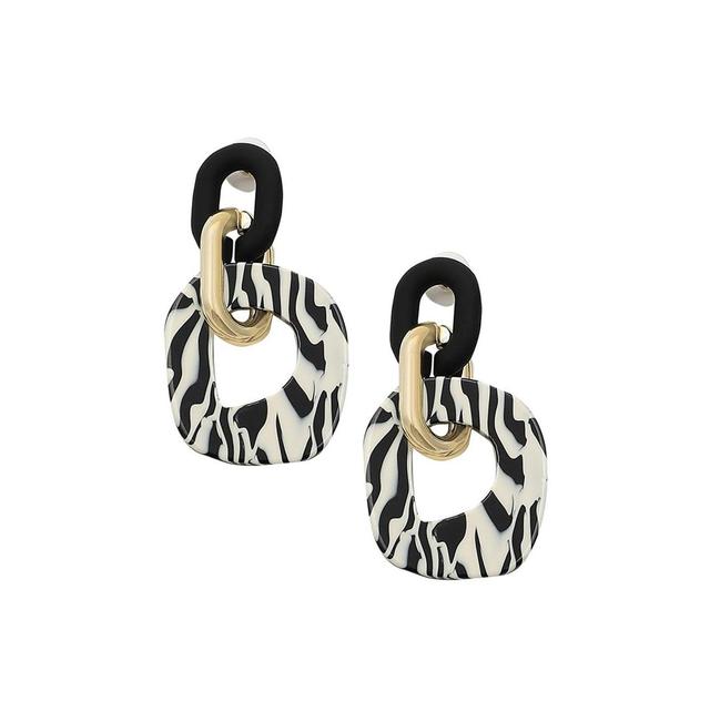 Sohi Womens Abstract Drop Earrings Product Image