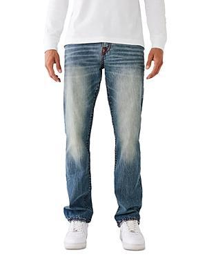 True Religion Ricky Flap Super T Jeans in Worn Trophy Blue Product Image