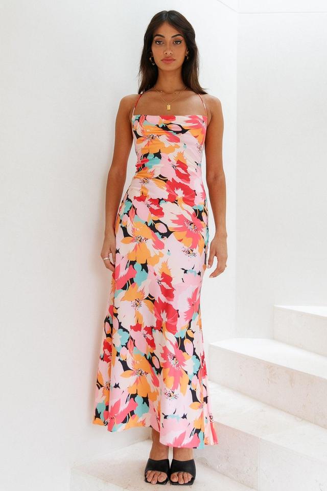 Floating Mind Maxi Dress Floral Product Image