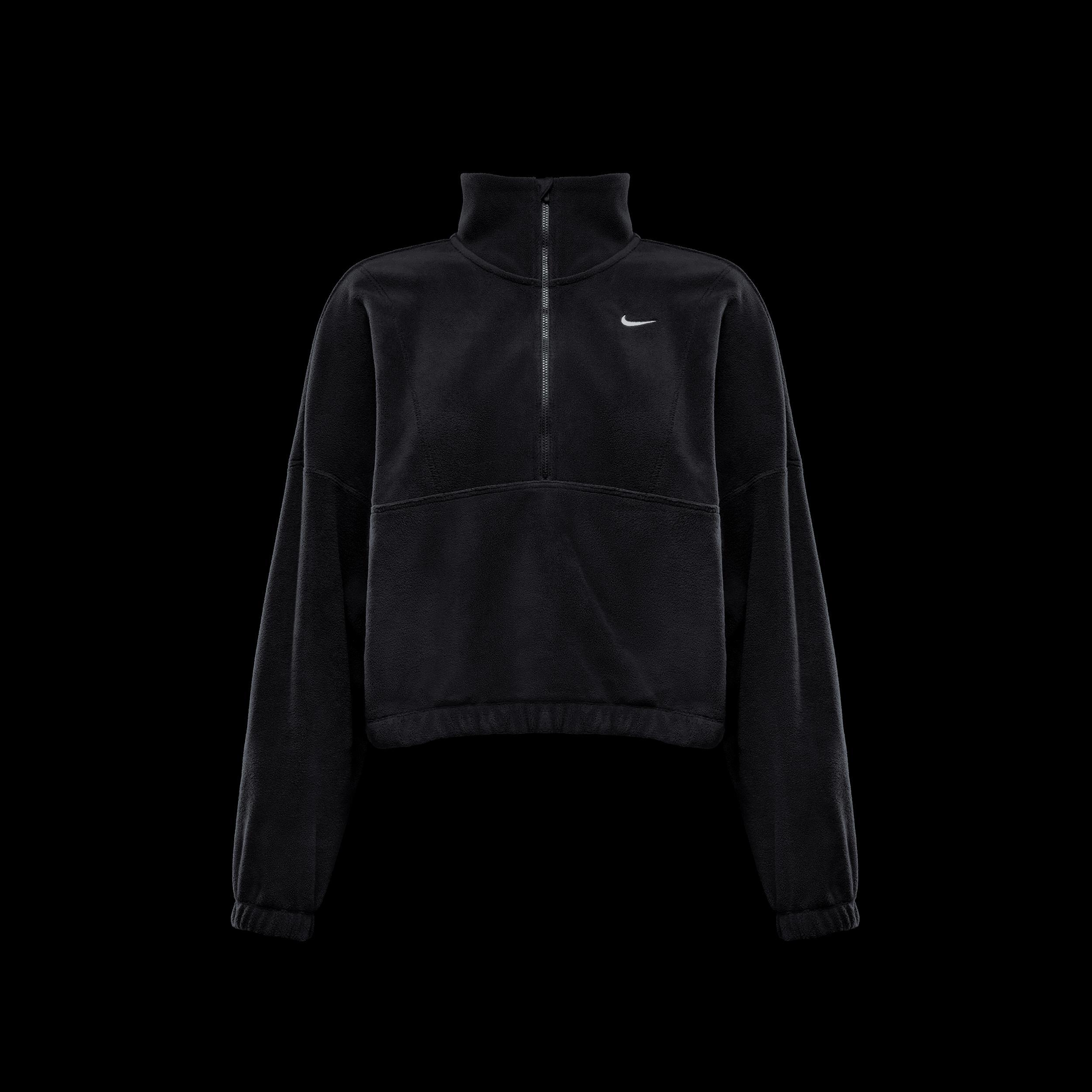 Nike Women's One Therma-FIT Oversized 1/2-Zip Fleece Top Product Image