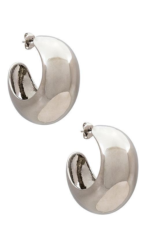 Isabel Marant Boucle D'oreill Earrings in Metallic Gold. Product Image