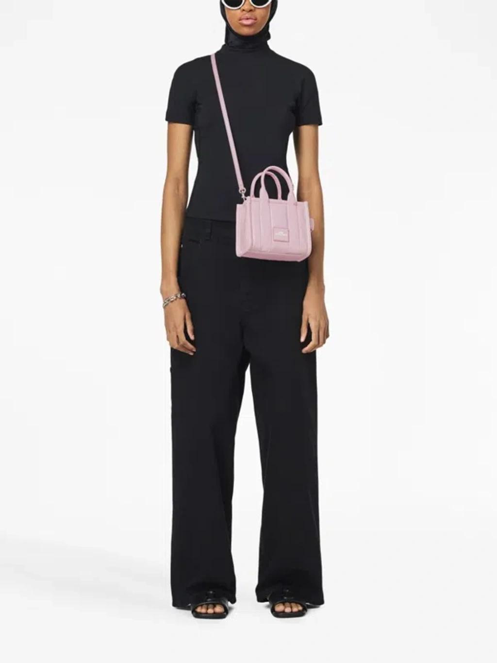 MARC JACOBS The Micro Tote Bags In Pink & Purple Product Image