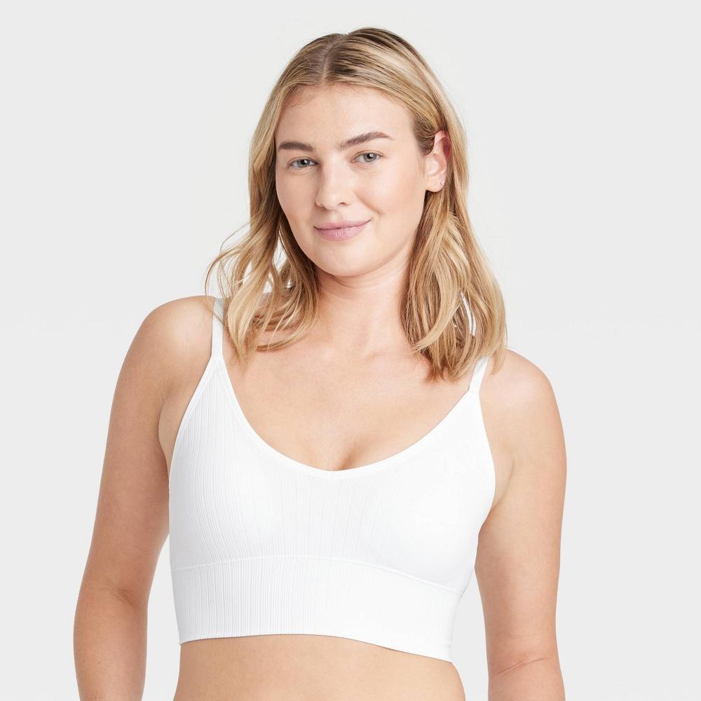 Womens Seamless Brami - Auden White XS Product Image