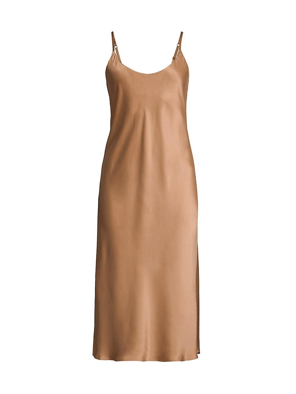 Womens Washable Bias Silk Slip Dress Product Image