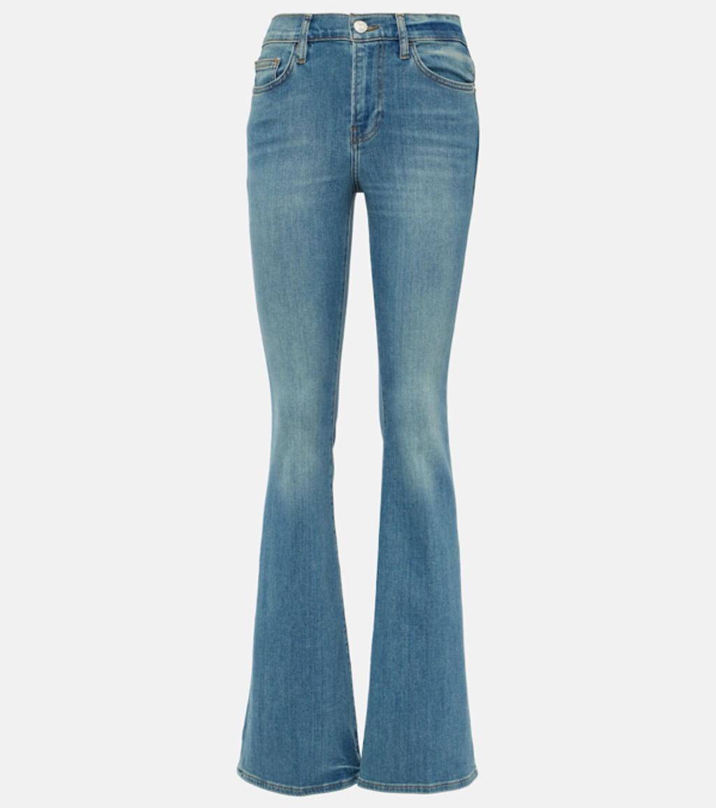 Le High Flare High-rise Jeans In Blue product image