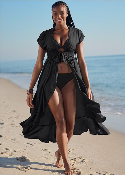 Ruffle Cover-Up Dress Product Image