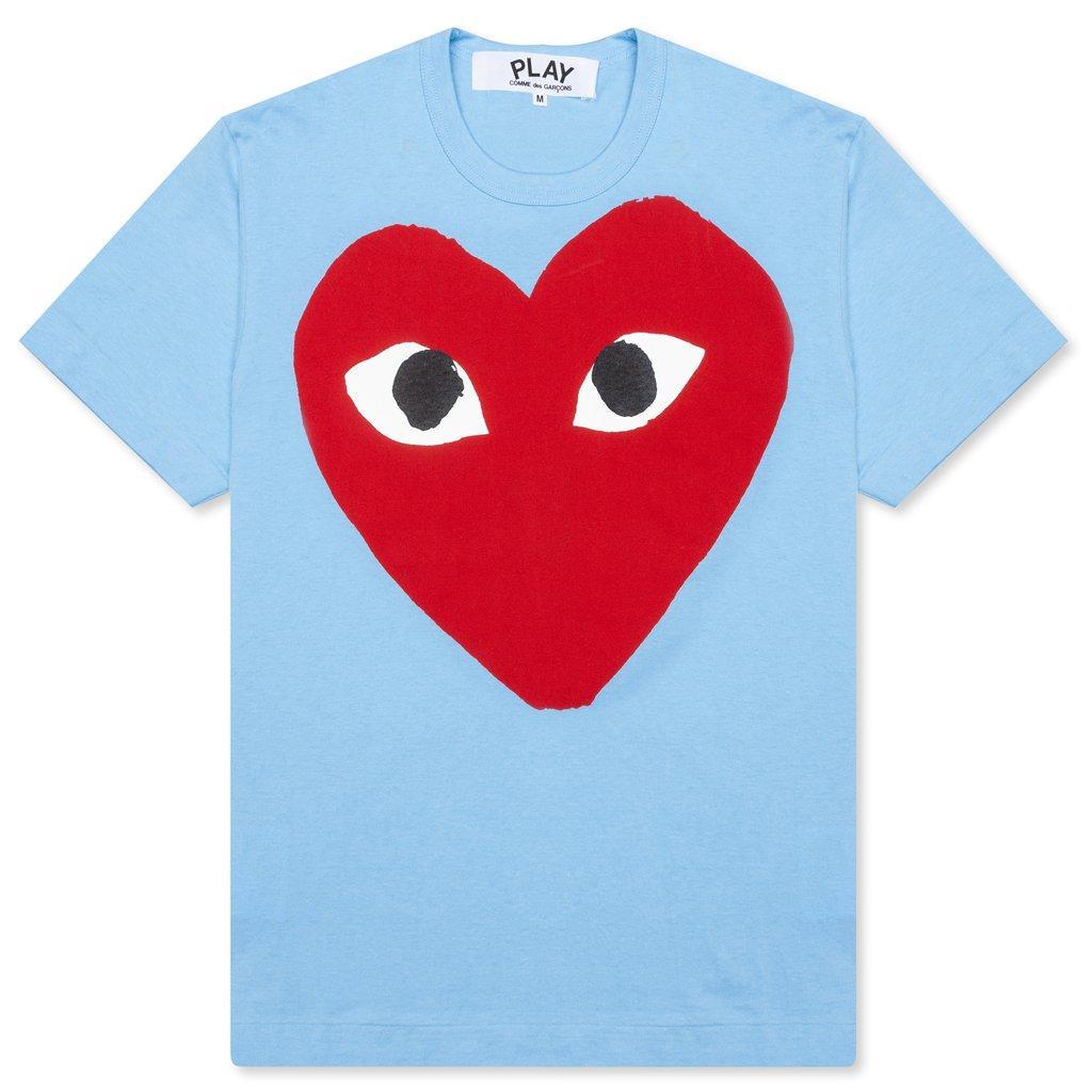 Pastelle Red Logo T-Shirt - Blue Male Product Image