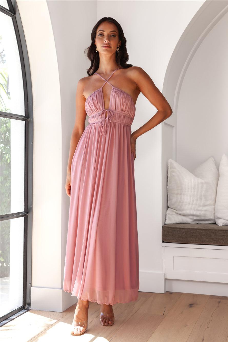 Style Traditions Maxi Dress Blush Product Image