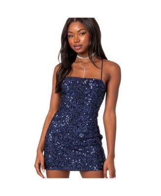 Women's Kiara strappy sequin mini dress Product Image