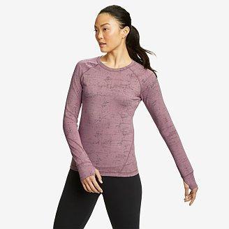 Women's Downslope Long-Sleeve Crew Neck  Product Image