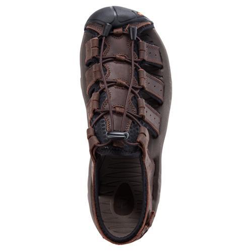 Propet Kona Mens Fisherman Sandals Grey Product Image