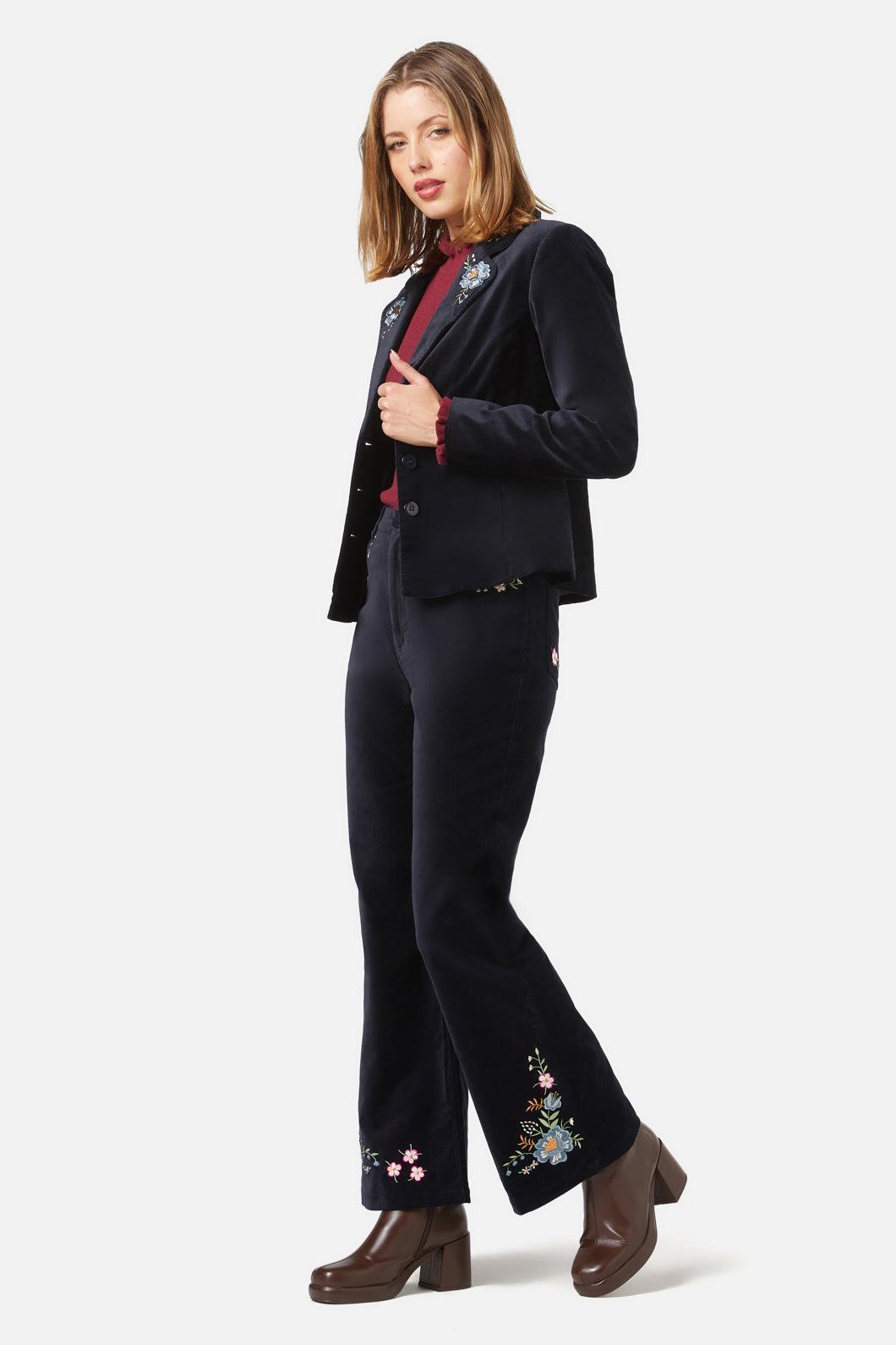 Agnes Velvet Blazer Product Image